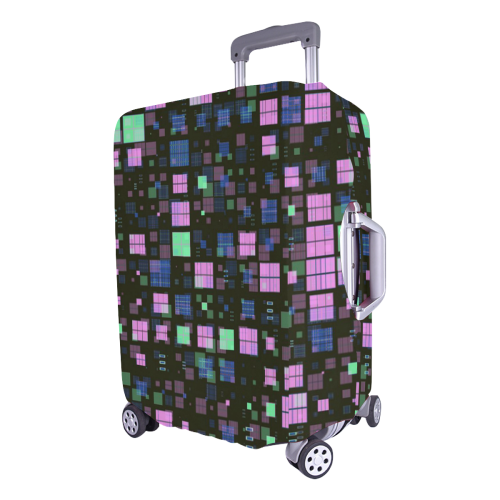 small geo fun B by JamColors Luggage Cover/Large 26"-28"