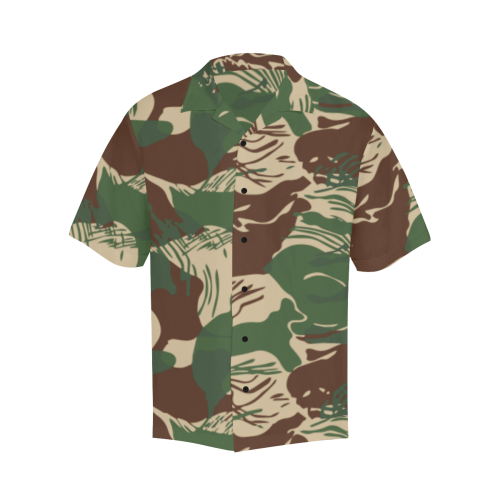 Rhodesian Brushstroke Camouflage v2 Hawaiian Shirt (Model T58)