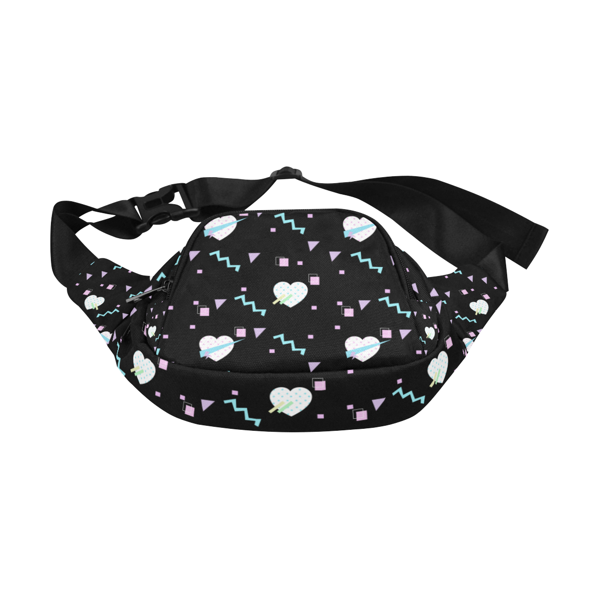 geometrictopcutepattern1r Fanny Pack/Small (Model 1677)