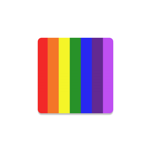 Rainbow Flag (Gay Pride - LGBTQIA+) Square Coaster