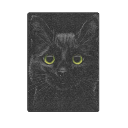 Black Cat Blanket 58"x80"