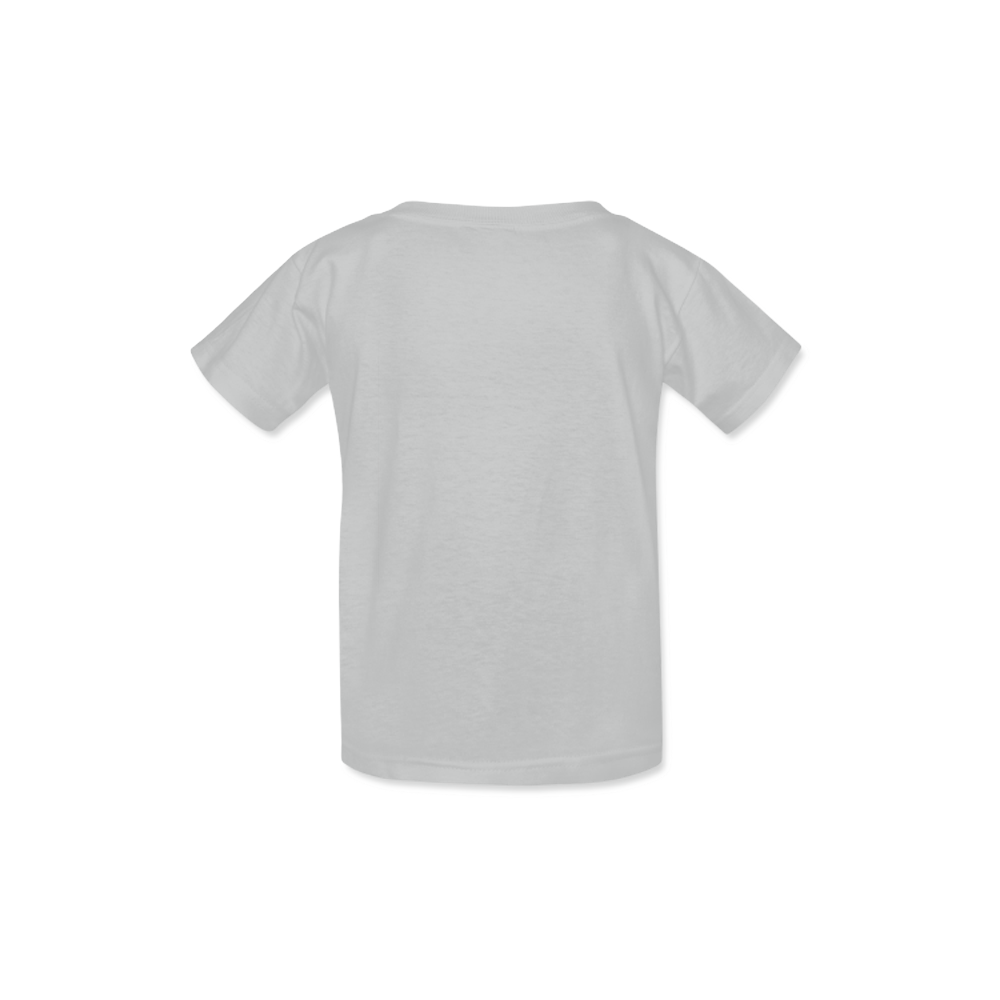 Safari Panda Grey Kid's  Classic T-shirt (Model T22)