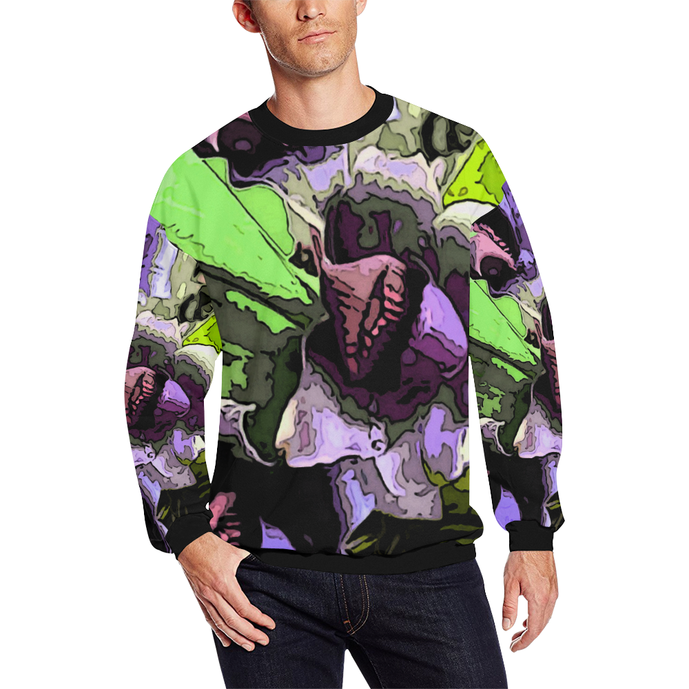 scary beautiful 3b3 All Over Print Crewneck Sweatshirt for Men/Large (Model H18)