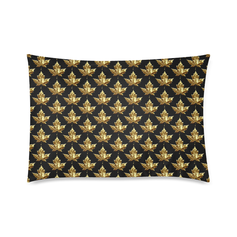 Gold Canada Medal Custom Zippered Pillow Case 20"x30"(Twin Sides)