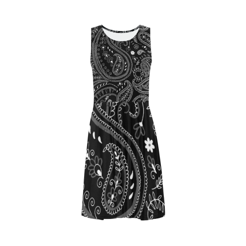 PAISLEY 7 Sleeveless Ice Skater Dress (D19)