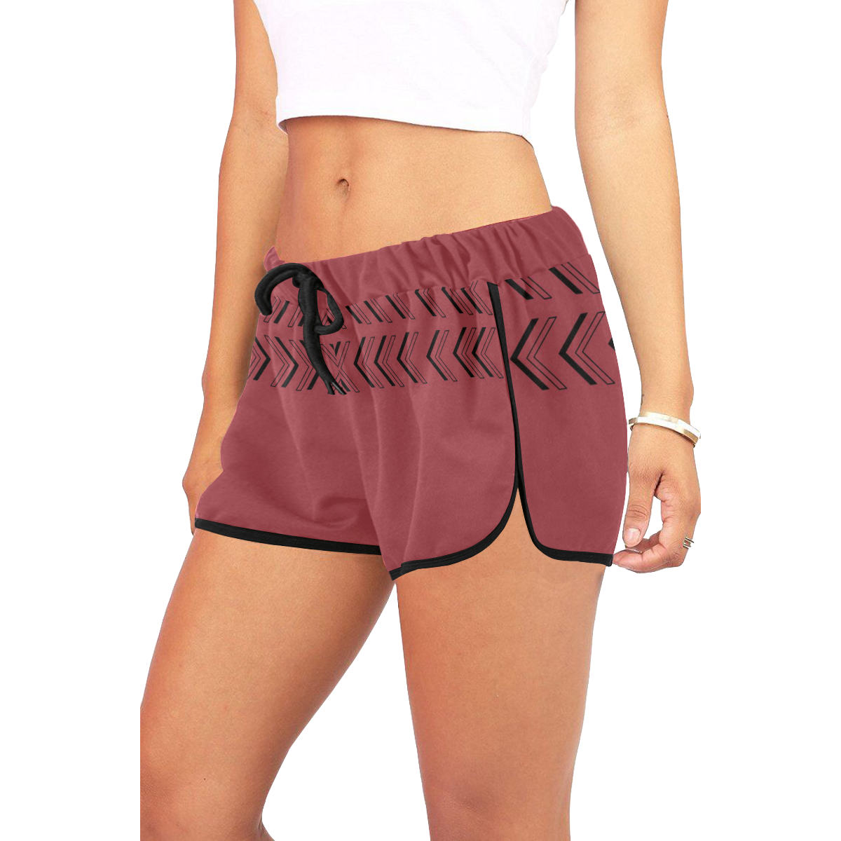 Arrow Women's All Over Print Relaxed Shorts (Model L19)