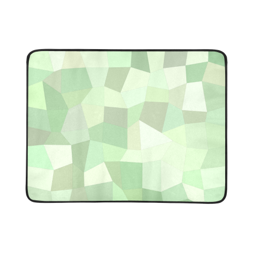 Pastel Greens Mosaic Beach Mat 78"x 60"