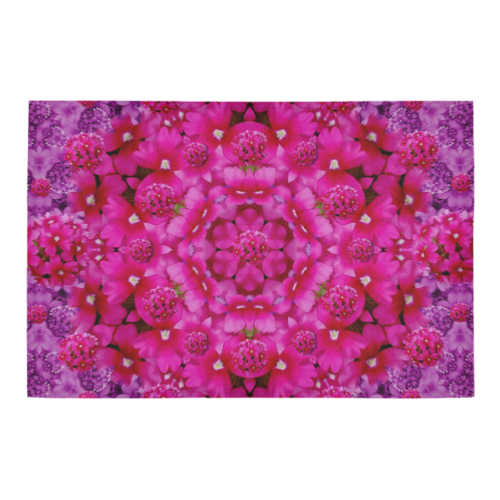 flower suprise to love and enjoy Azalea Doormat 24" x 16" (Sponge Material)