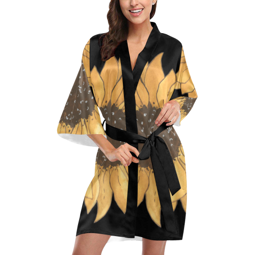 LG Sunflower Kimono Robe