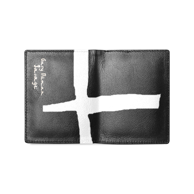 Savage Gary Numan wallet Men's Leather Wallet (Model 1612)