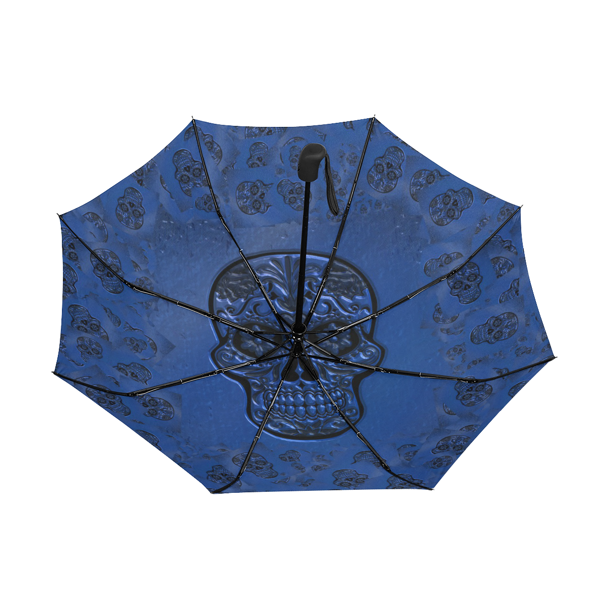 Skull20170226_by_JAMColors Anti-UV Auto-Foldable Umbrella (Underside Printing) (U06)