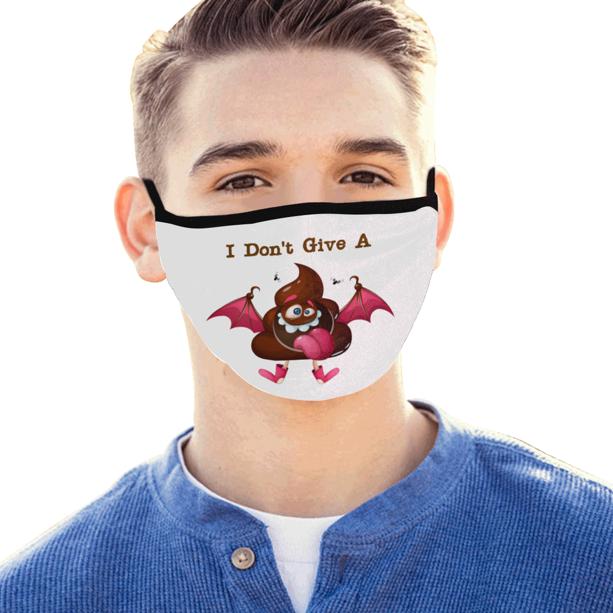 I Don't Give A Flying Poop Mouth Mask
