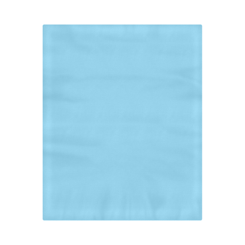 color baby blue Duvet Cover 86"x70" ( All-over-print)