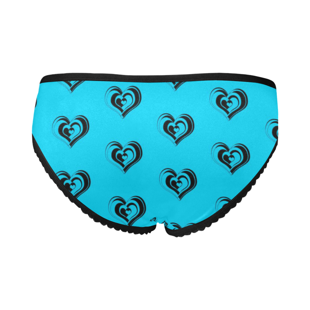 lovely hearts 17F by JamColors Women's All Over Print Girl Briefs (Model L14)