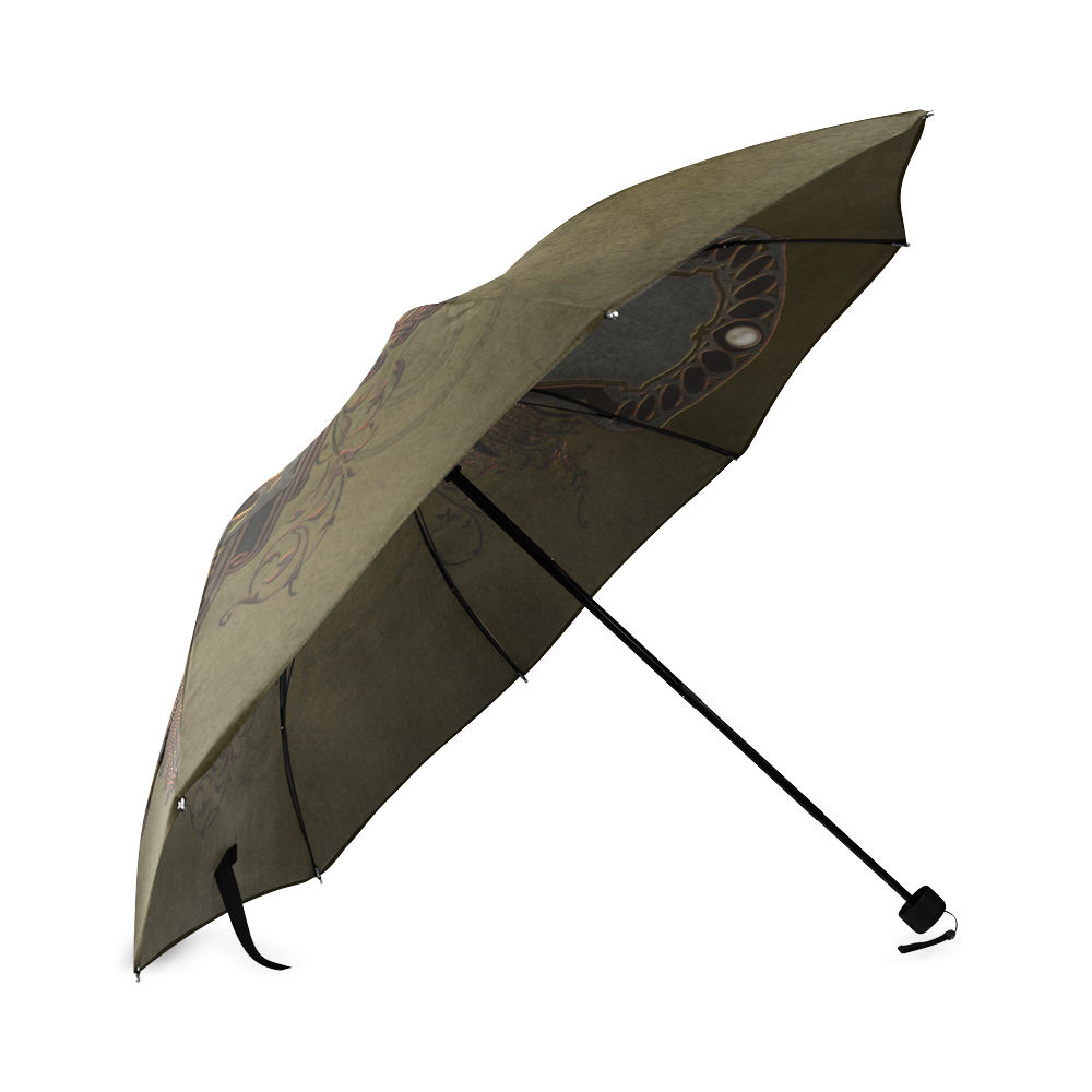 Awesome dark skull Foldable Umbrella (Model U01)