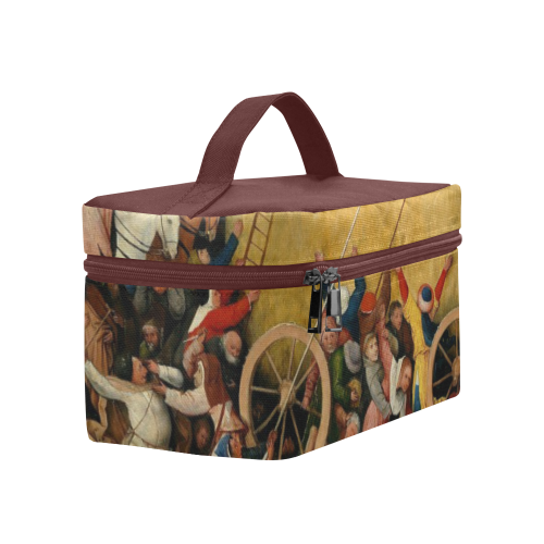 Hieronymus Bosch-The Haywain Triptych 2 Cosmetic Bag/Large (Model 1658)