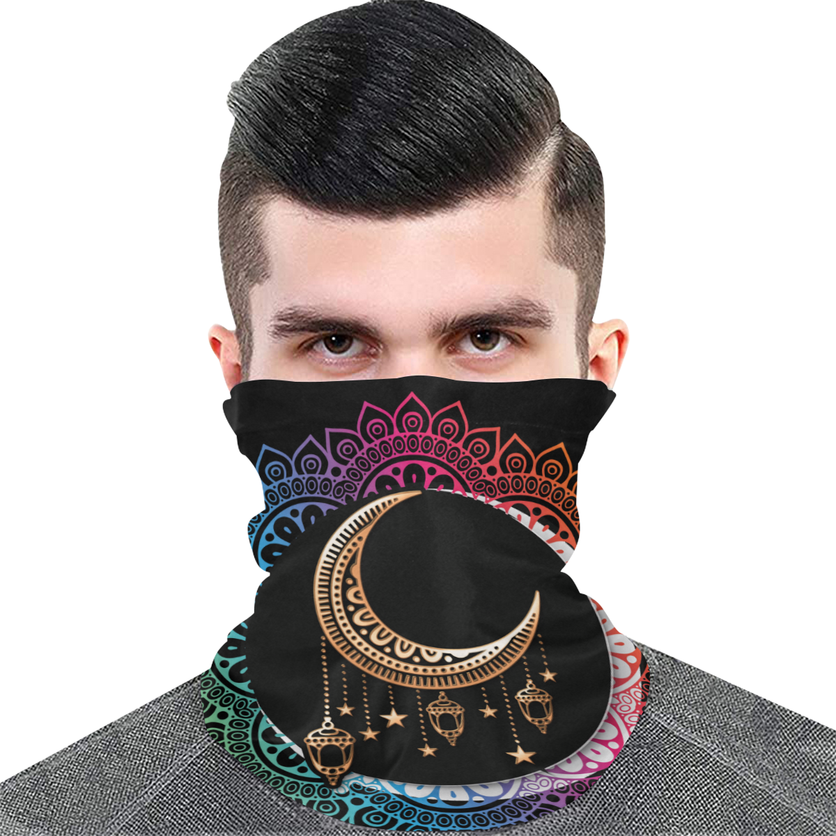 Arabian Night Mandala Multifunctional Dust-Proof Headwear (Pack of 5)