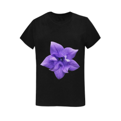 Balloon Flower Women's T-Shirt in USA Size (Two Sides Printing)