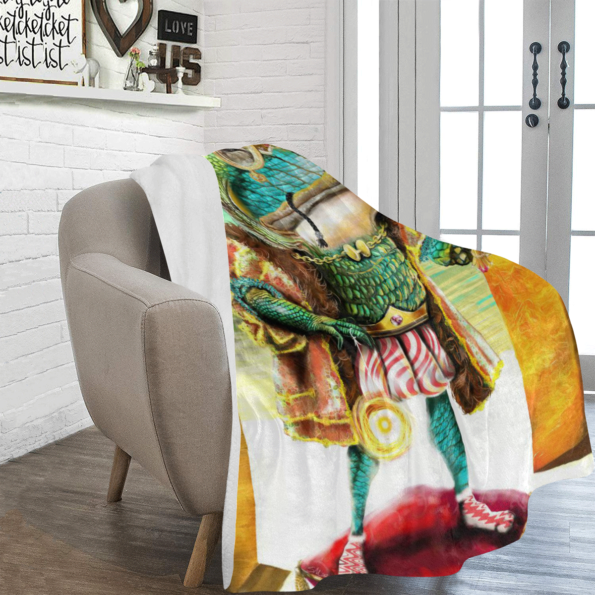 Frog Prince Blanket - Special Kiising Frog Ultra-Soft Micro Fleece Blanket 60"x80"