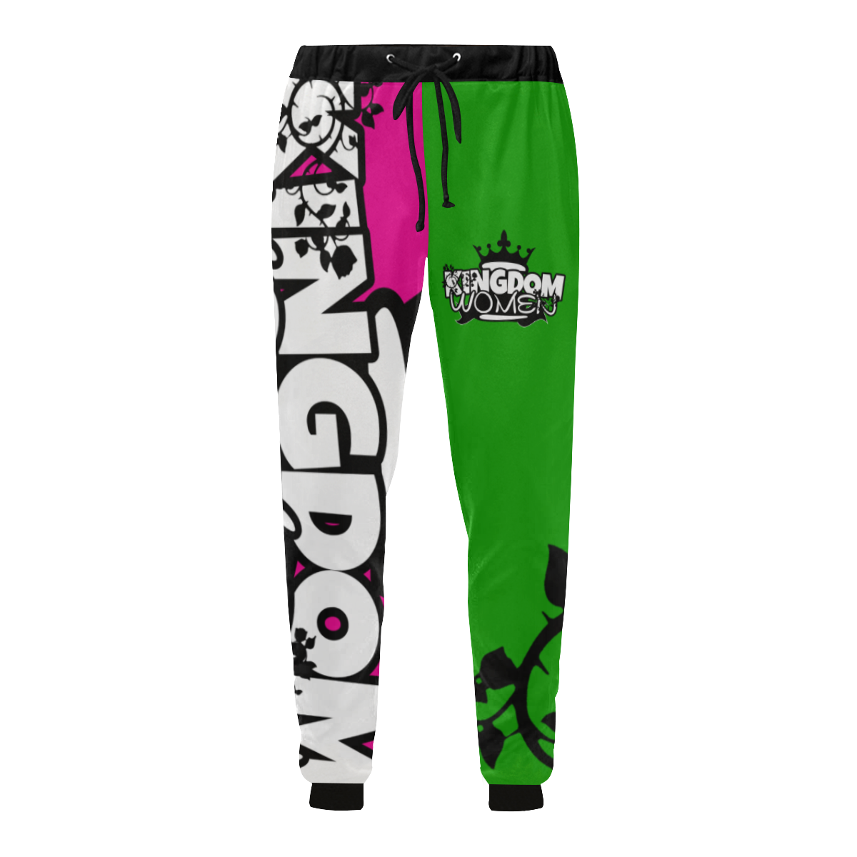 Neon Green/Neon Pink Unisex All Over Print Sweatpants (Model L11)