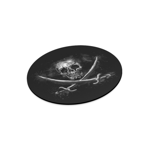 Pirate skull Arstadd Round Mousepad