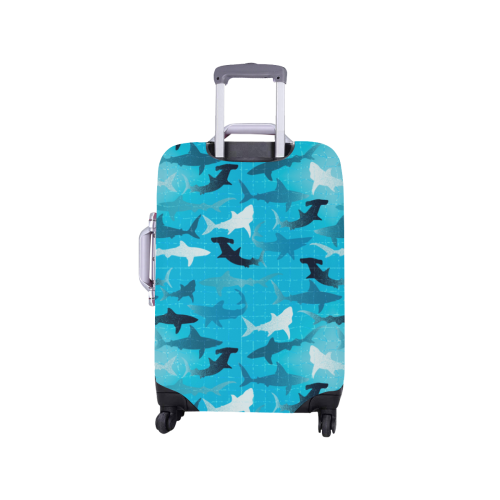 sharks! Luggage Cover/Small 18"-21"