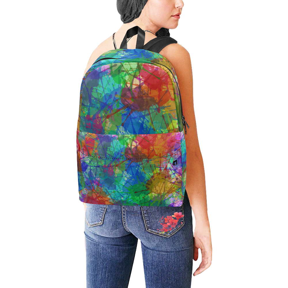 Colorful Abstract Unisex Classic Backpack (Model 1673)