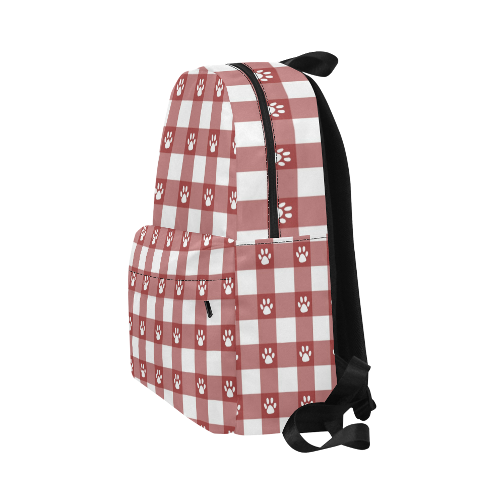 Plaid and paws Unisex Classic Backpack (Model 1673)