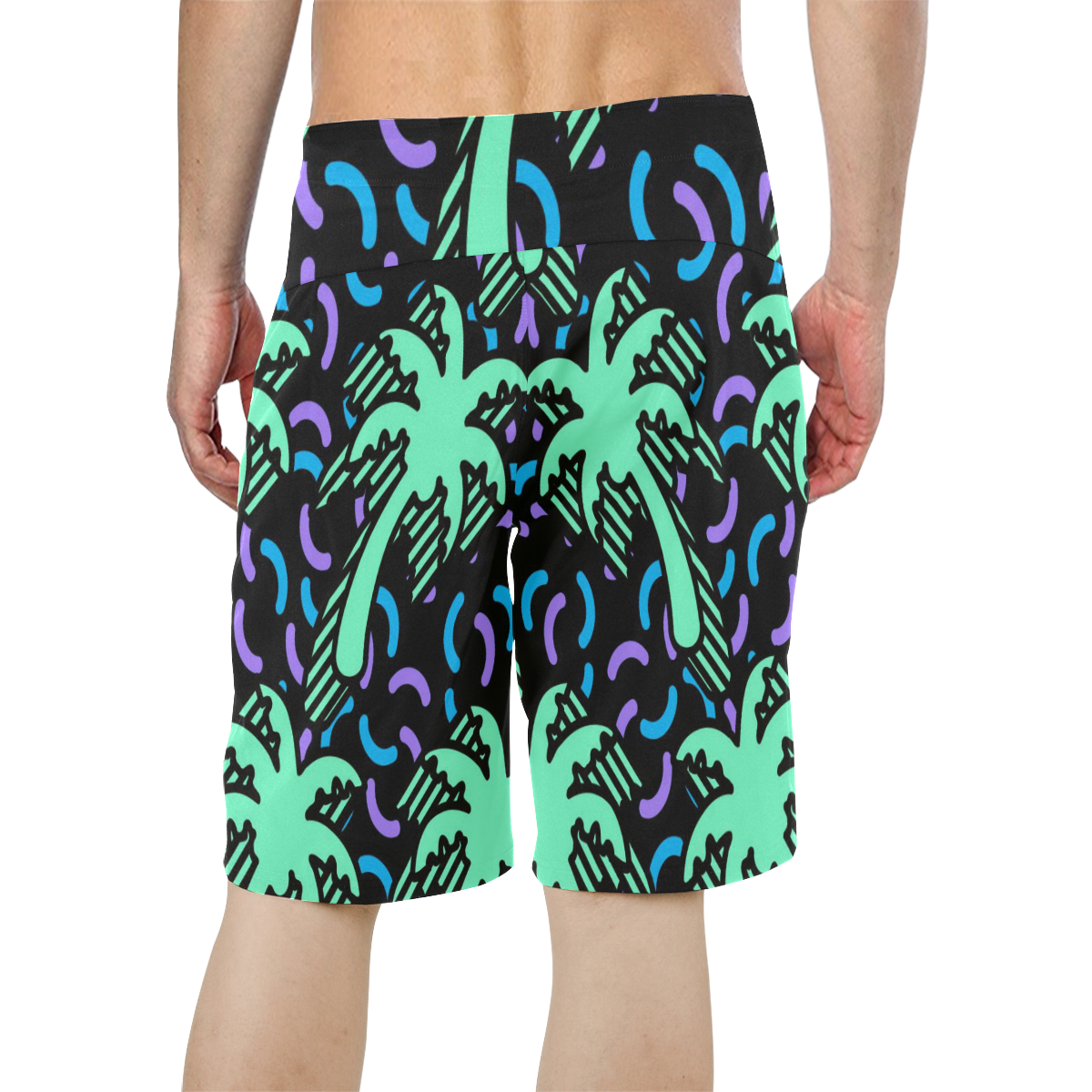Palm Men's All Over Print Board Shorts (Model L16)