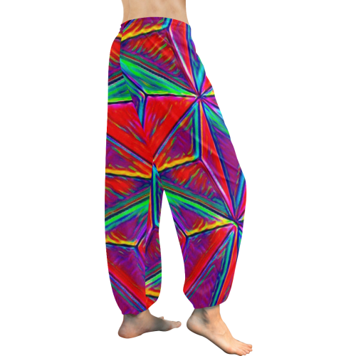 Vivid Life 1A by JamColors Women's All Over Print Harem Pants (Model L18)