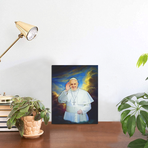 Pope Francis Photo Panel for Tabletop Display 6"x8"