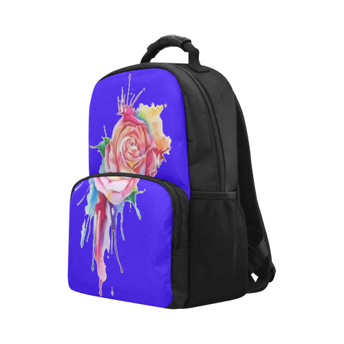 rose paint Unisex Laptop Backpack (Model 1663)
