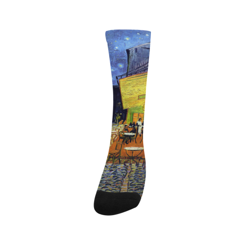 Vincent Willem van Gogh - Cafe Terrace at Night Men's Custom Socks