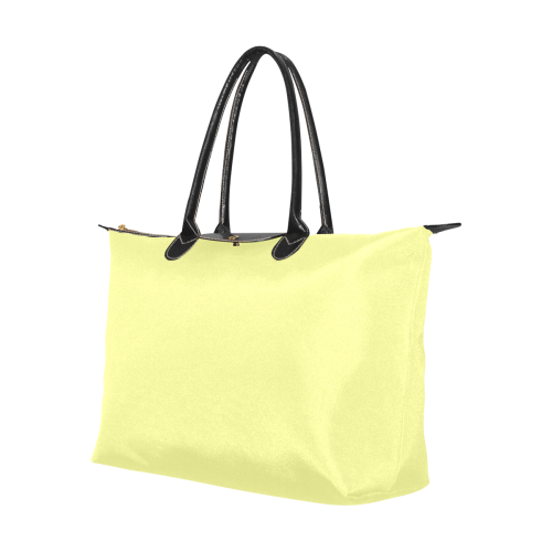 color canary yellow Single-Shoulder Lady Handbag (Model 1714)