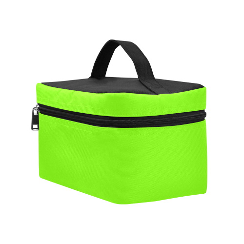 color chartreuse Cosmetic Bag/Large (Model 1658)