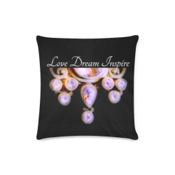 Amethyst Luster #LoveDreamInspireCo Custom Zippered Pillow Case 16"x16"(Twin Sides)