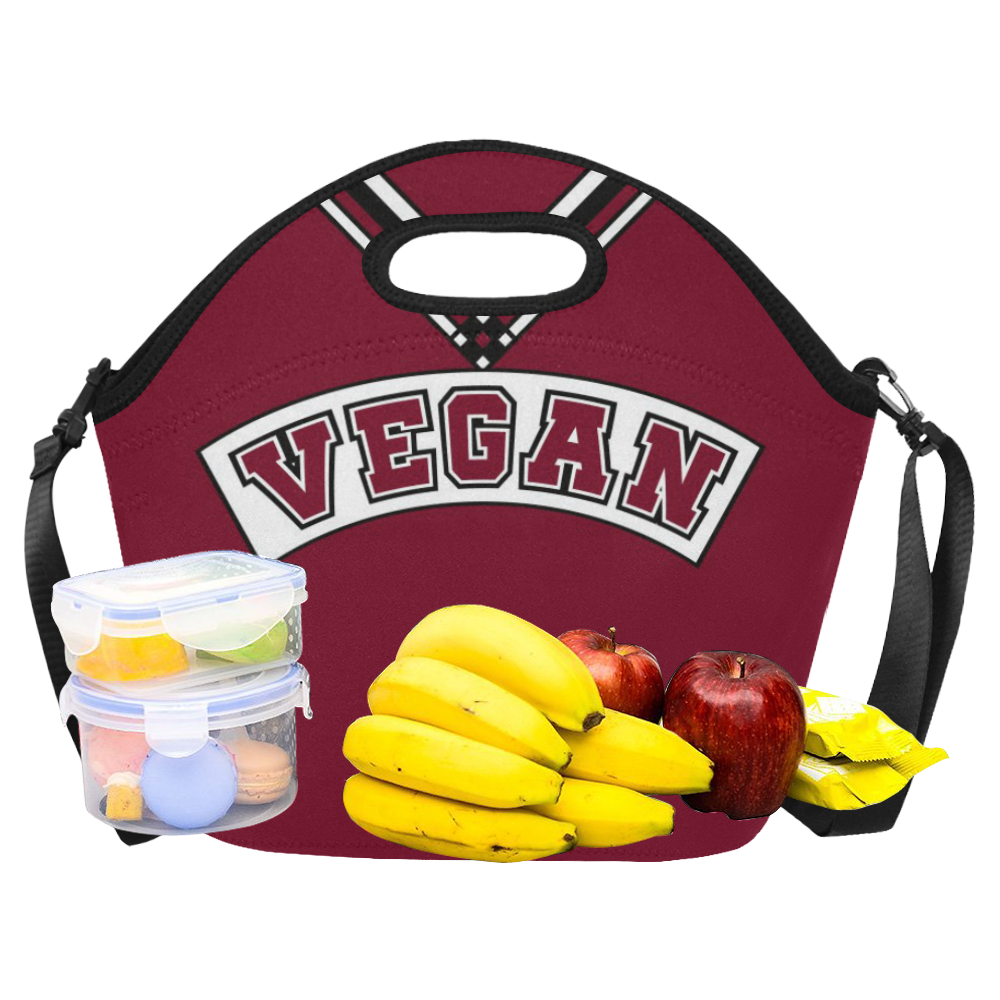 Vegan Cheerleader Neoprene Lunch Bag/Large (Model 1669)