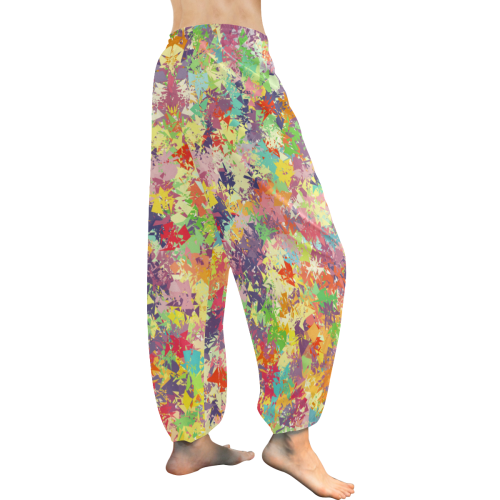 colorful pattern Women's All Over Print Harem Pants (Model L18)