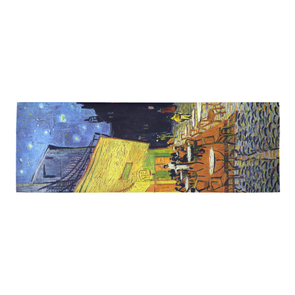 Vincent Willem van Gogh - Cafe Terrace at Night Area Rug 9'6''x3'3''