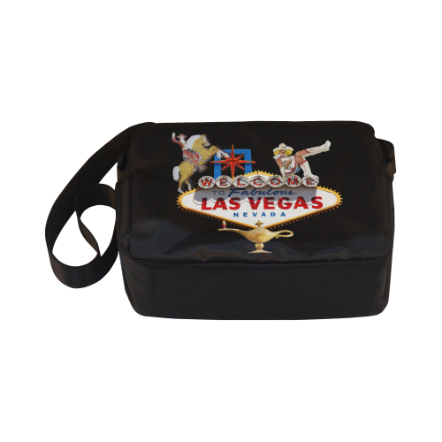 Las Vegas Welcome Sign Classic Cross-body Nylon Bags (Model 1632)