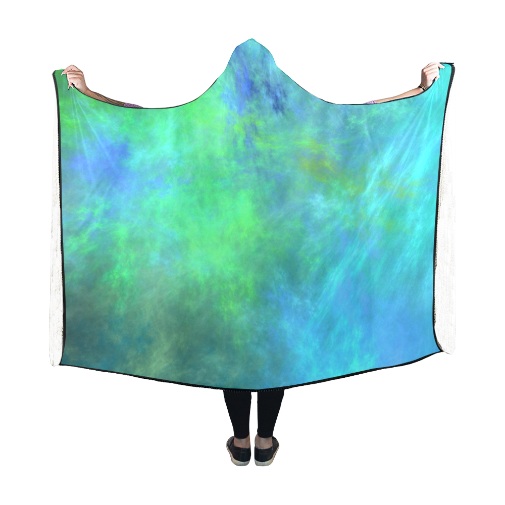 Ocean Hooded Blanket 60''x50''