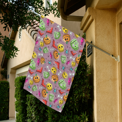 Hell-O-Ween Garden Flag 28''x40'' （Without Flagpole）