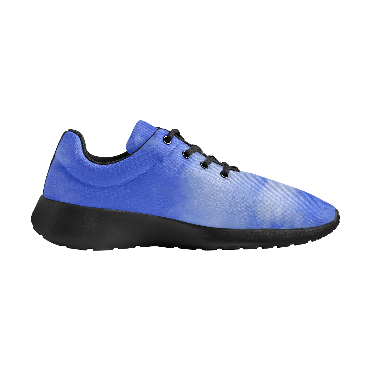 Blue Clouds black Men's Athletic Shoes (Model 0200)
