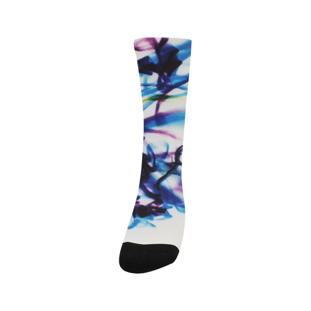 Abstract Photographic Drawing Trouser Socks