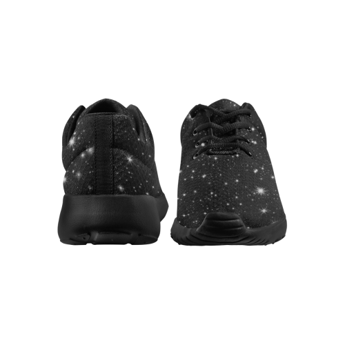 Stars in the Universe (Black) Women's Athletic Shoes (Model 0200)
