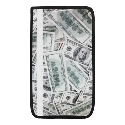 Cash Money / Hundred Dollar Bills Car Seat Belt Cover 7''x12.6''