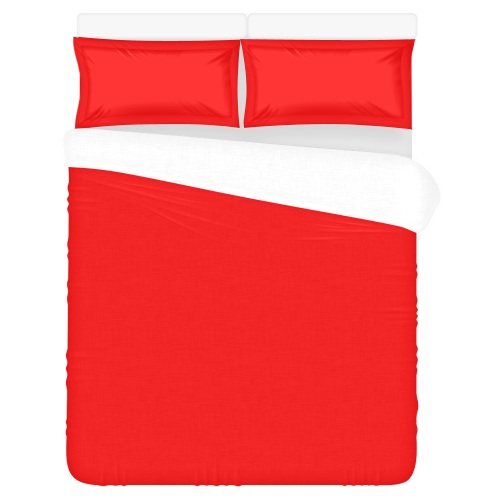 color red 3-Piece Bedding Set