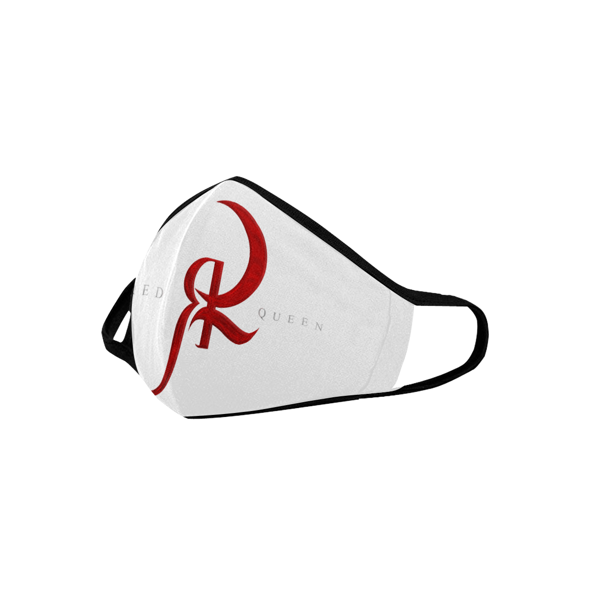 Red Queen Logo White Mouth Mask