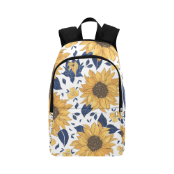 Sunflowers Backpack Fabric Backpack for Adult (Model 1659)