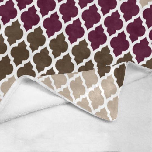 stripe lace pattern Ultra-Soft Micro Fleece Blanket 43''x56''